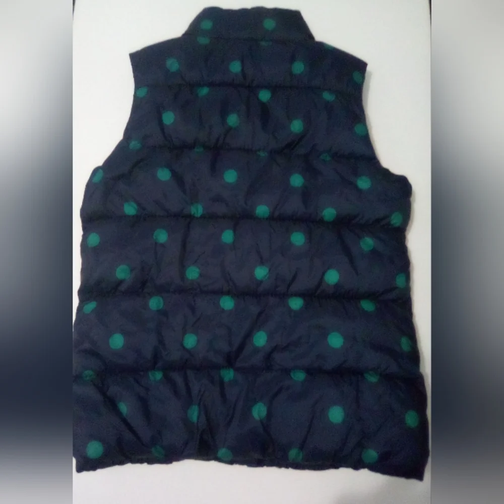 Old Navy Kid's Dolka Pot Puffer Vest Jacket Blue & Green Size M(8)